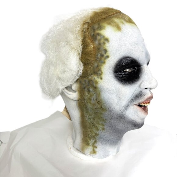 HTF Y2K - 2002  Beetlejuice w/  Hair  Latex Mask Cinema Secrets NWT NOS - Picture 4 of 13